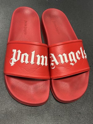 Red palm angels slides ( worn a couple times still in good condition ) Palm Angels | Shoes | Red Palm Angels Slides Worn A Couple  main image 3
