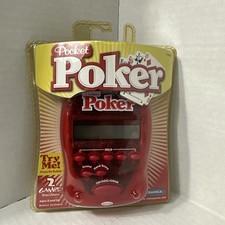 Sealed 2004 Radica Pocket Poker Handheld Electronic Game