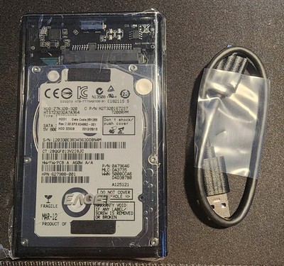 HITACHI TRANSPARENT 320GB EXTERNAL HARD DRIVE Z7K320-320
