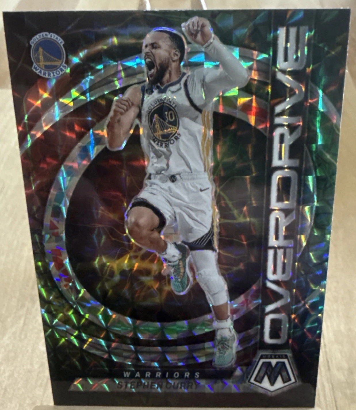 STEPHEN CURRY Mosaic PRIZM Overdrive 2022-23 Mosaic #2 Warriors