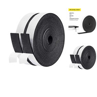 Selbstklebendes Dichtungsband 25Mm X 3Mm Schwarz Kollisionssch
