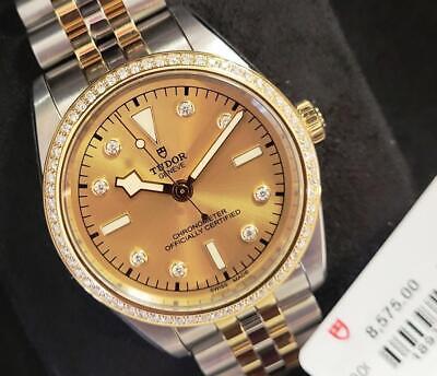 New Tudor BLACK BAY 36 S&G M79653-0007, Diamond Dial & Bezel New Tudor BLACK BAY 36 S&G M79653-0007, Diamond Dial & Bezel