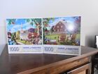 Lot of 2-1000 Pc puzzles- Mixed titles