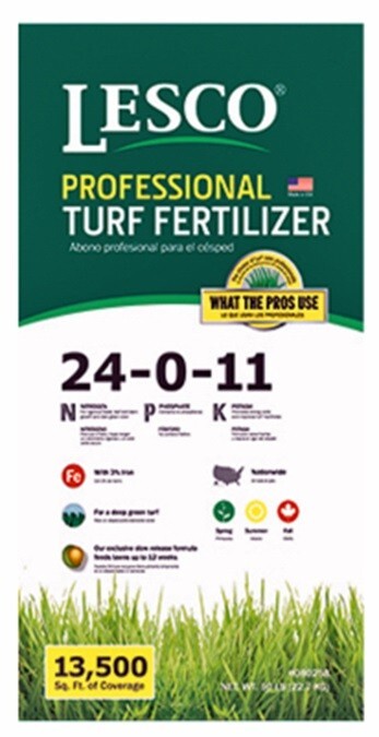 Lesco 080258 50 LB 24-0-1 Professional Turf Fertilizer - Quantity 1