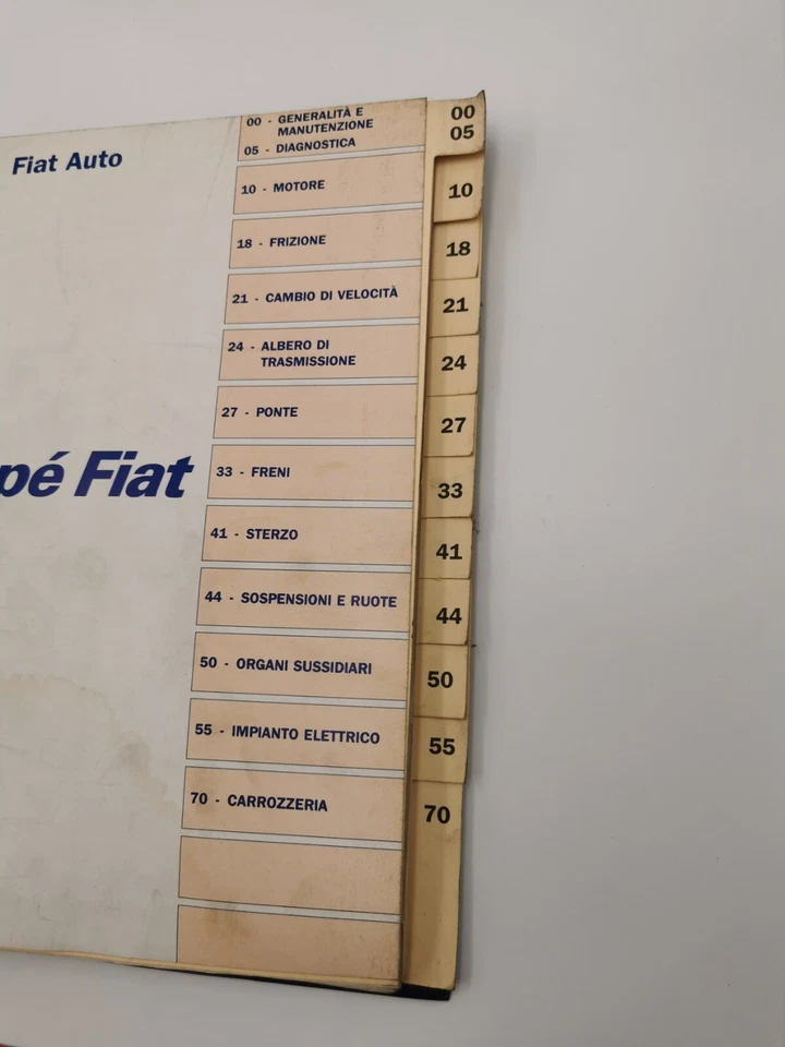 Manuale Fiat Coupè Informazioni del Servizio - Immagine 3 di 4