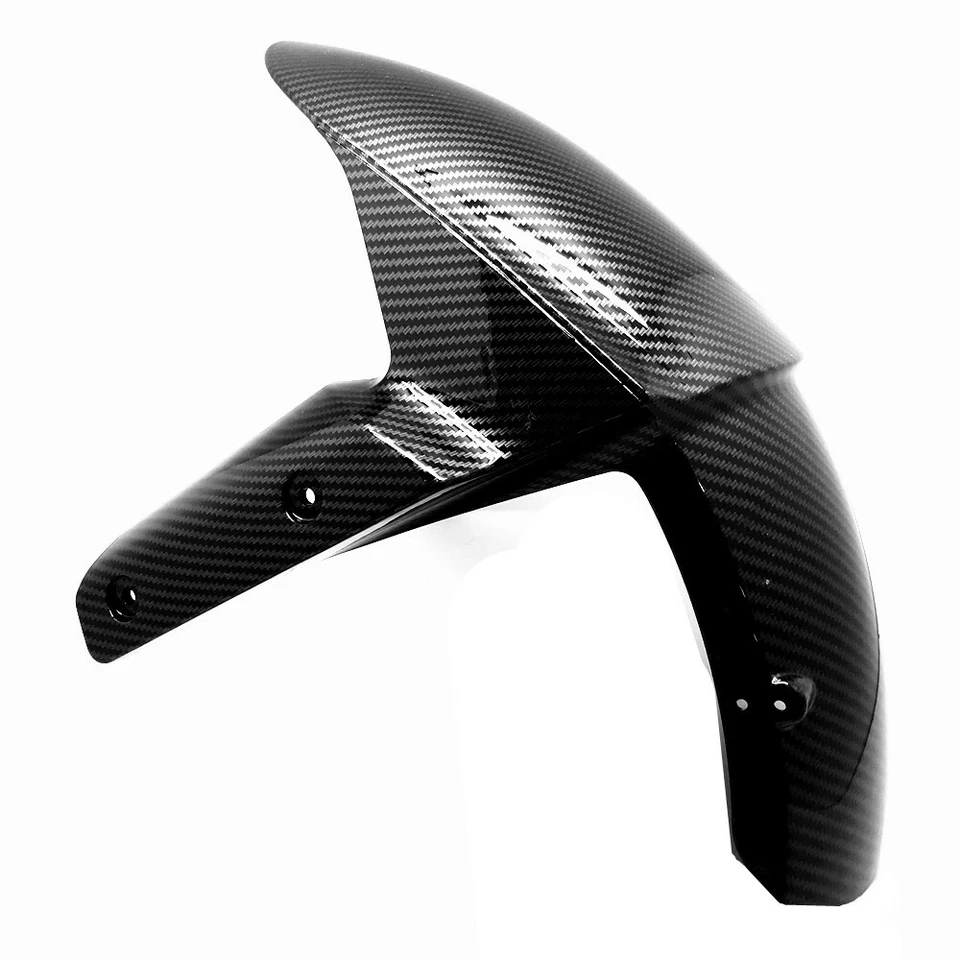 Front Fender Mud Guard Hugger Carbon For KAWASAKI NINJA ZX6R ZX10R / Z1000 Z800 Foto 3 de 4