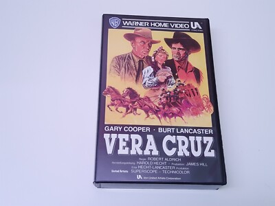 Vera Cruz 1954 VHS German PAL Video Gary Cooper Burt Lancaster Robert Aldrich