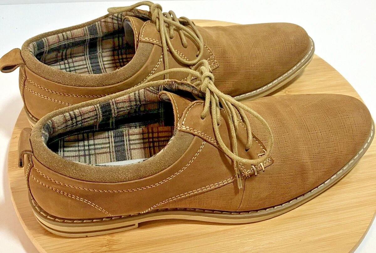 Steve Madden Zeale Brown Leather Casual Sneakers Mens Size 10 NOS 2010 Steve Madden Casual Sneaker Brown Lace Up | Mercari main image 3
