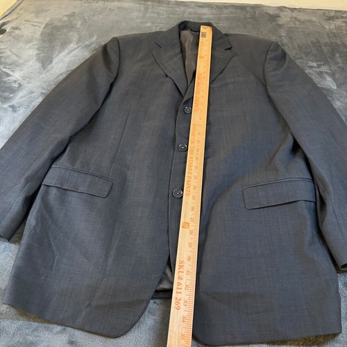Vestimenta Made in Italy Wool Suit Set Blazer & Pants Business Gray Mens 54 L - Picture 13 of 23