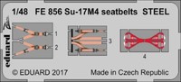 MW22 Eduard FE856 SU-17M4 Seatbelts Steel 1/48 Zoom Set For Hobby Boss