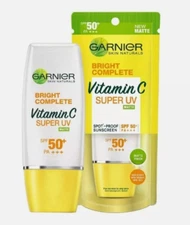 GARNIER Bright Complete Vitamin C Super UV Matte Sunscreen 30ml SPF50+ PA+++