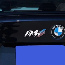 Rear Emblem M Power Emblem Badge Car Rear Trunk Decoration Decal For Bmw