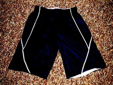 SPORT-TEK BRAND YOUNG BOYS SIZE XS POLYESTER SHORTS BLACK FULLY LINED