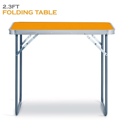 2,3 Fuß MDF TOP TRAGBAR DRINNEN OUTDOOR KLAPPBAR ESSTISCH CAMPING PICKNICK PARTY