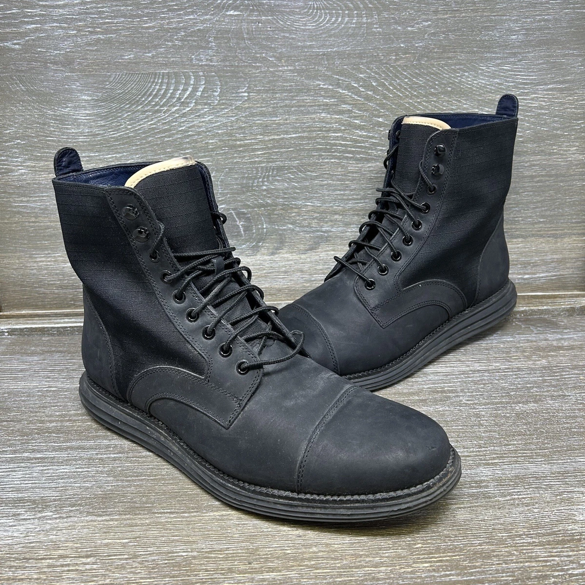 Cole haan hot sale combat boots
