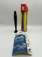 Tonette VTG MUSICAL FLUTE Black Recorder w/ original paper insert Made In USA