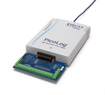 Pico Technology ADC-24 hochauflösender Datenlogger mit Klemmplatine