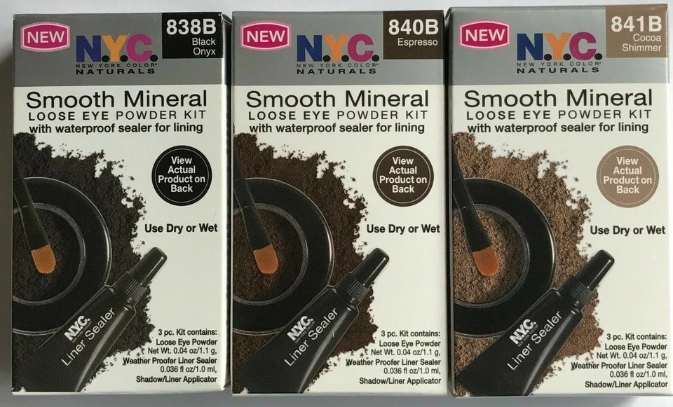 N.Y.C. Smooth Mineral Loose Eye Powder Kit - Choose a Colour - Image 2 of 2