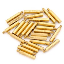 25pcs 14mm M2 Male Female Brass Hex Standoff Spacer Screw Separator Stand Off