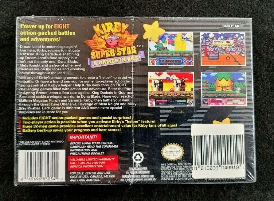 Kirby Super Star Ultra Fact Sheet and Screens - Pure Nintendo