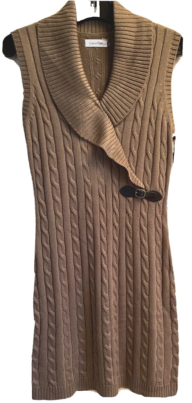 Calvin Klein Acrylic Business Sweater Dresses