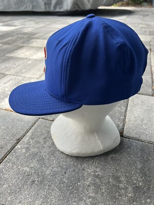 Vintage 80s Chicago Cubs Snapback Baseball Cap Adjustable Hat