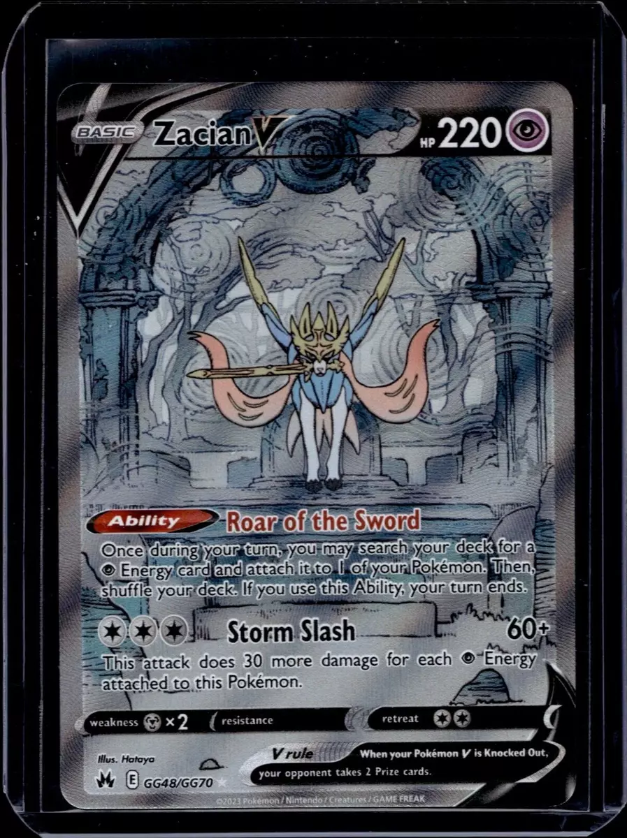 Silver Pokemon Zacian V