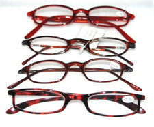 4 pair Reading Glasses Power 2.75 Women variety compact Fashion Branded readers