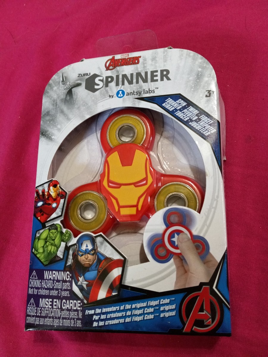 ハンドスピナー 5点セット アイアンマン マーベル ハンスピ スピナー Zuru Marvel IRON MAN Fidget Spinner Brand New In Package Free