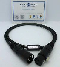 WireWorld Micro-Silver Eclipse Digital Audio 1 meter XLR to XLR AES/EBU