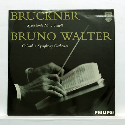BRUNO WALTER - BRUCKNER symphony no.9 PHILIPS a01468l LP EX++ | eBay