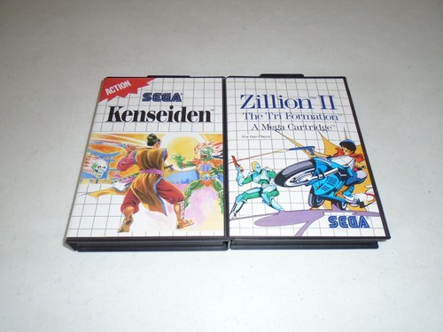 Kenseiden & Zillion II: The Tri Formation ☆☆ Komplett (Sega Master System) Spiele