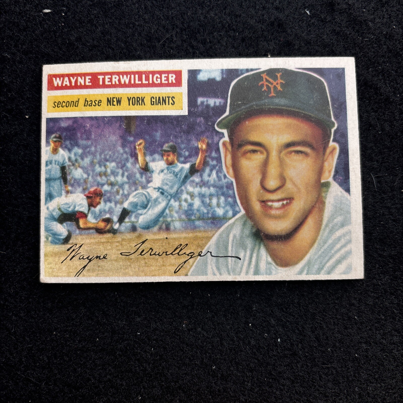 1956  TOPPS  # 73 WAYNE TERWILLIGER WB  VB 1289