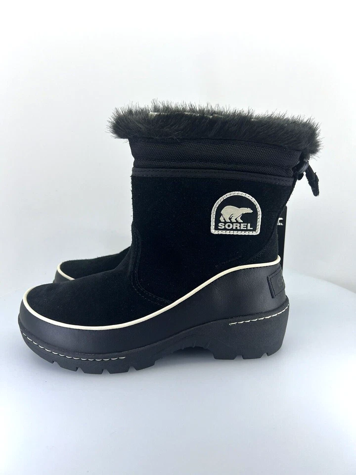 Sorel Ladies Tivoli III Boot Size 6 Black Pull On Suede - Image 2 of 4