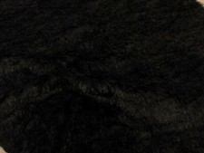 Super Luxury Faux Fur Fabric Material - BLACK SHERPA 624