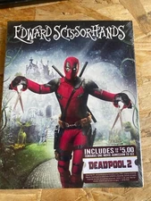 Edward Scissorhands Deadpool Slipcover Blu-Ray NEW
