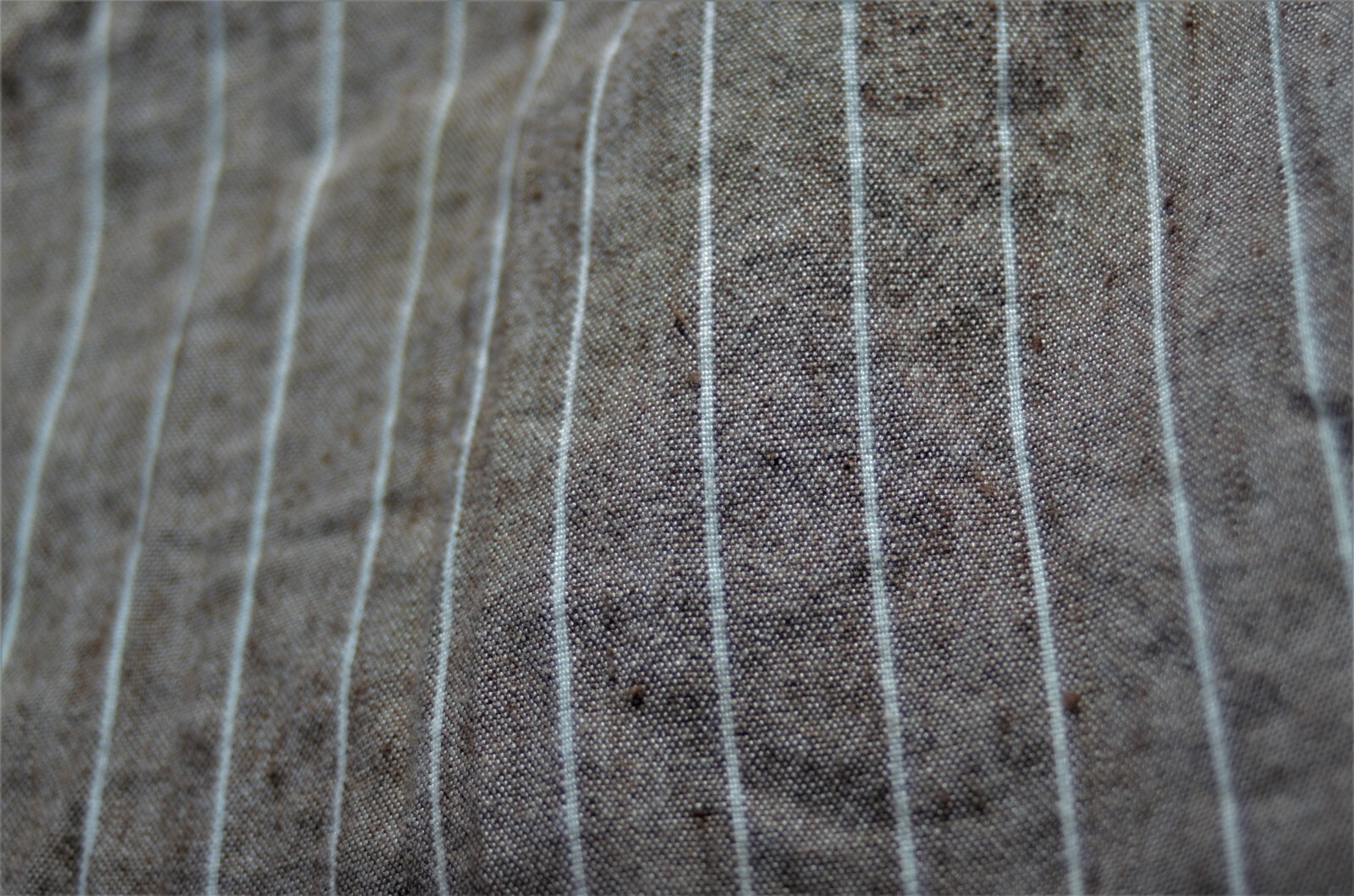 AVENUE MONTAIGNE Size 6 Linen Rayon Pants beige Pin Stripe FLAVIA Style Womens