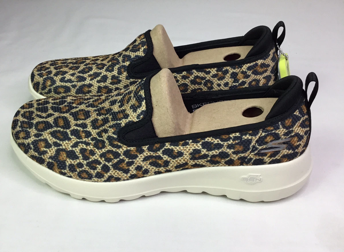 Skechers leopard go best sale walk