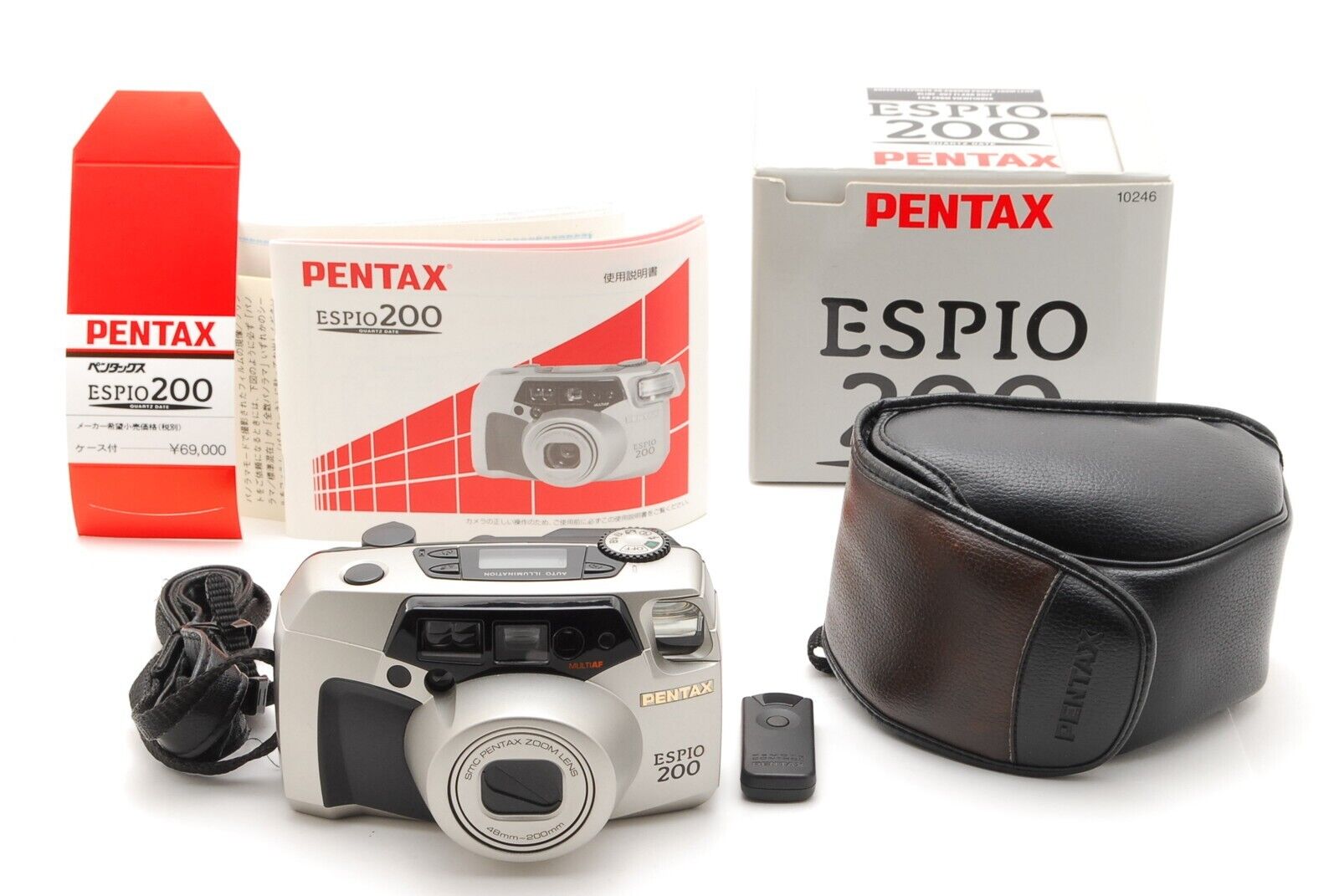 [N.MINT in Box] Pentax Espio 200 35mm Point & Shoot 48-200mm Zoom Lens JAPAN