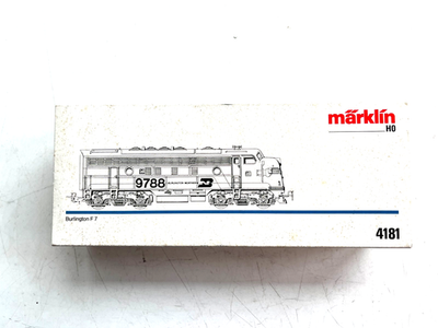 MARKLIN 4181, C-8, BURLINGTON F-7 NON-POWER DIESEL, ORIGINAL BOX