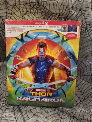 Thor Ragnarok Blu-ray DVD + Digital 40-page Gallery Book Target Exclusive SEALED