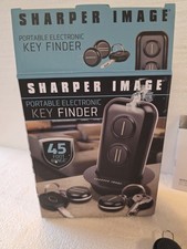 Sharper Image Portable Electronic Key Finder Locator 2 Fobs  Remote NEW IN BOX