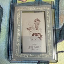 Topps 2013 Allen & Ginter Magenta Printing Plate 1/1 Trevor Bauer Indians  #107