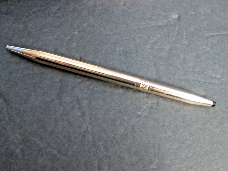 Estuche de Transporte para Bolígrafo Vintage Cross Damas Oro Rosa y Caja Original e Inst. B1 Foto 2 de 4