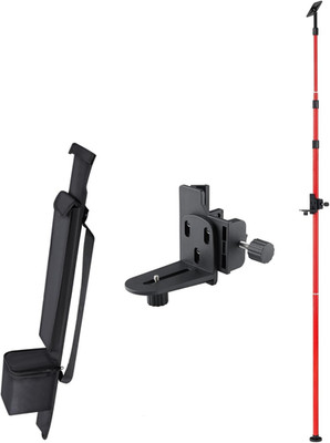 13 Ft./4M Telescoping Laser Pole with 1/4-Inch by 20-Inch Laser Mount, Adjustabl