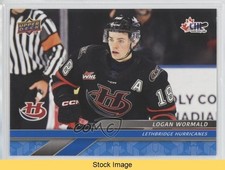 2024-25 Upper Deck CHL Blue Logan Wormald #188 READ 0qr0