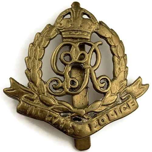 THEATRE MADE COPY - WW2 Royal Military Police Corps RMP Cap Badge - FIELD CAST