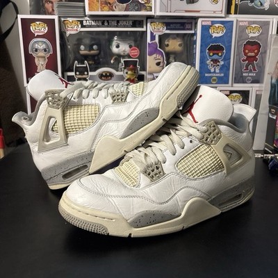 Nike Air Jordan 4 Retro White Oreo Men s Size 12(No Insoles)