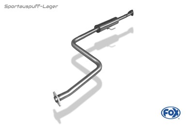 Fox Edelstahl Vorschalldämpfer Honda Prelude 5 Typ BB9 Bj.97-02