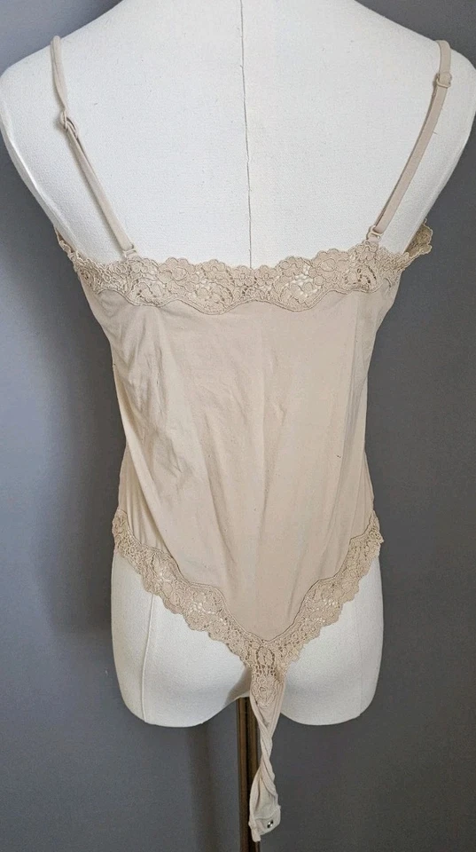 Body Cami con ribete de encaje SKIMS Fits Everybody beige nude talla L/XL Foto 3 de 4